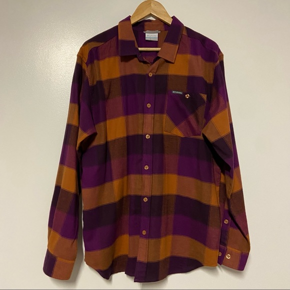 Columbia Tops - Columbia Simply Put Flannel Button Down Shirt Size L